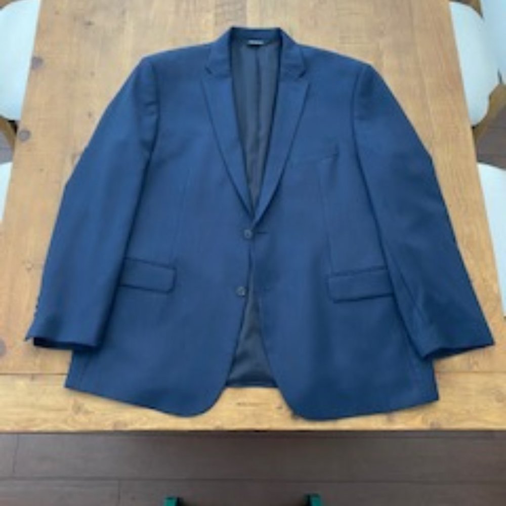 Men's Collection Blue Suit - 48L